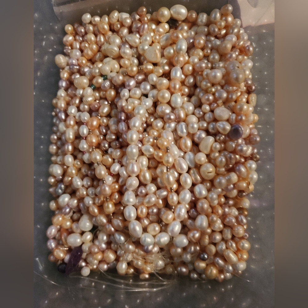 10 plus pounds of Freshwater pearls